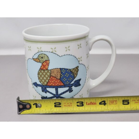 Vintage Ceramic Duck Weather Vane Design Mug Made In Japan - Picture 8 of 8